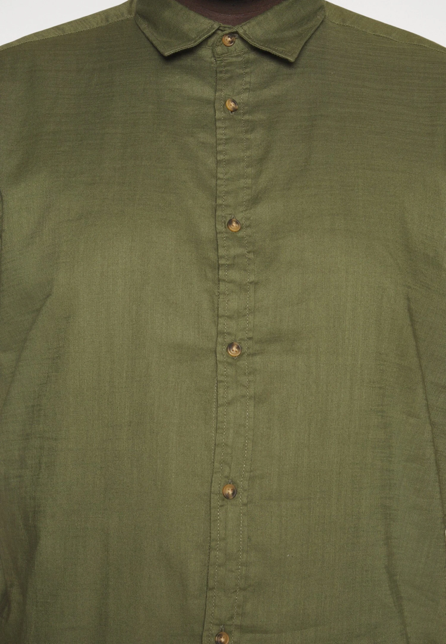 Jack & Jones Jjslub Shirt Plus - Camisa - Olive Night 6 Jack & Jones Jjslub Shirt Plus - Camisa - Olive Night - Imagen 6