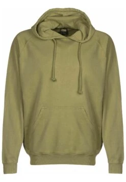 URBAN CLASSICS Overdyed Hoody - Jersey Con Capucha - Khaki