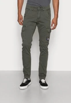 Alpha Industries Petrol Patch - Pantalones Cargo - Greyblack