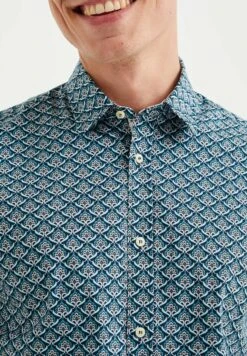 WE FASHION Met Dessin - Camisa - Blue -Blends Moda Tienda 024937515ca74d6c89bce8a9175225f5