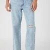 Wrangler Redding - Vaqueros Boyfriend - Ripped Light Wash