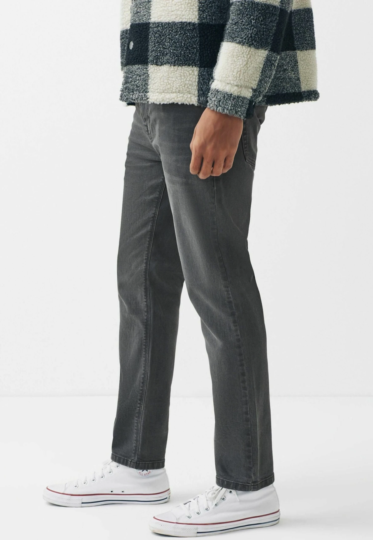 Next Essential Stretch - Vaqueros Rectos - Grey 4 Next Essential Stretch - Vaqueros Rectos - Grey - Imagen 4