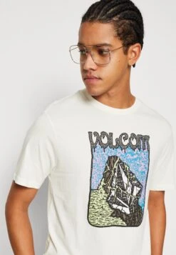 Volcom Submerged- Camiseta Estampada - Off White -Blends Moda Tienda 07375f9c005f4869a8570678919c5451