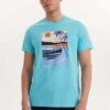 View Boat - Camiseta Estampada - Blue Curacao