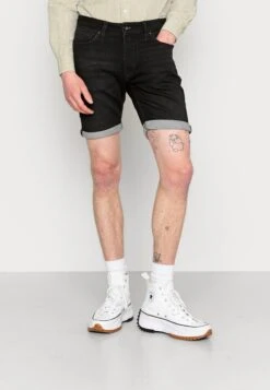 Jack & Jones Jjirick Jjicon- Shorts Vaqueros - Black Denim