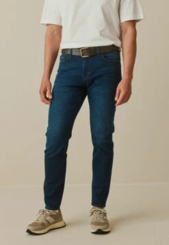 Next Belted - Vaqueros Slim Fit - Blue