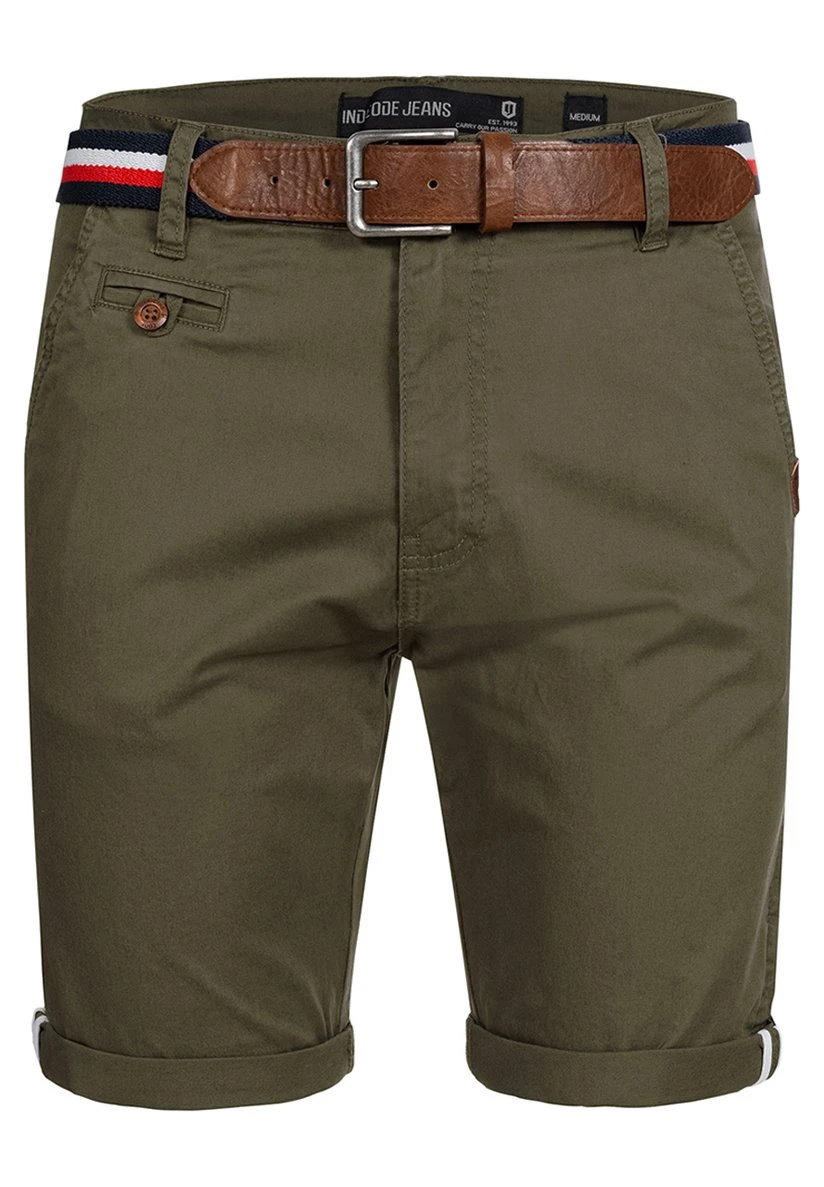 Indicode Jeans Shorts - Dark Green 6 Indicode Jeans Shorts - Dark Green - Imagen 6
