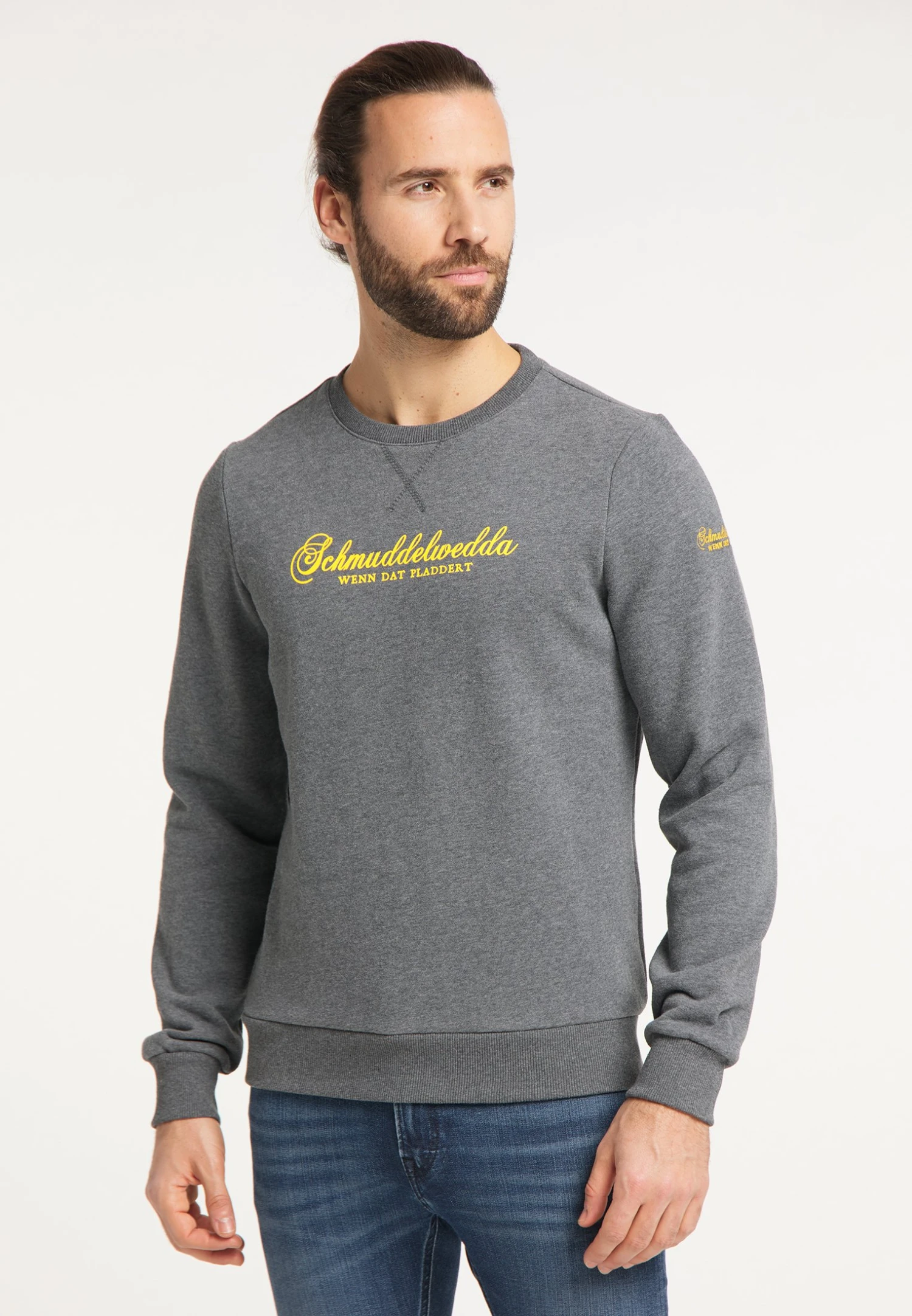 Schmuddelwedda Sudadera - Grau Melange 1 Schmuddelwedda Sudadera - Grau Melange