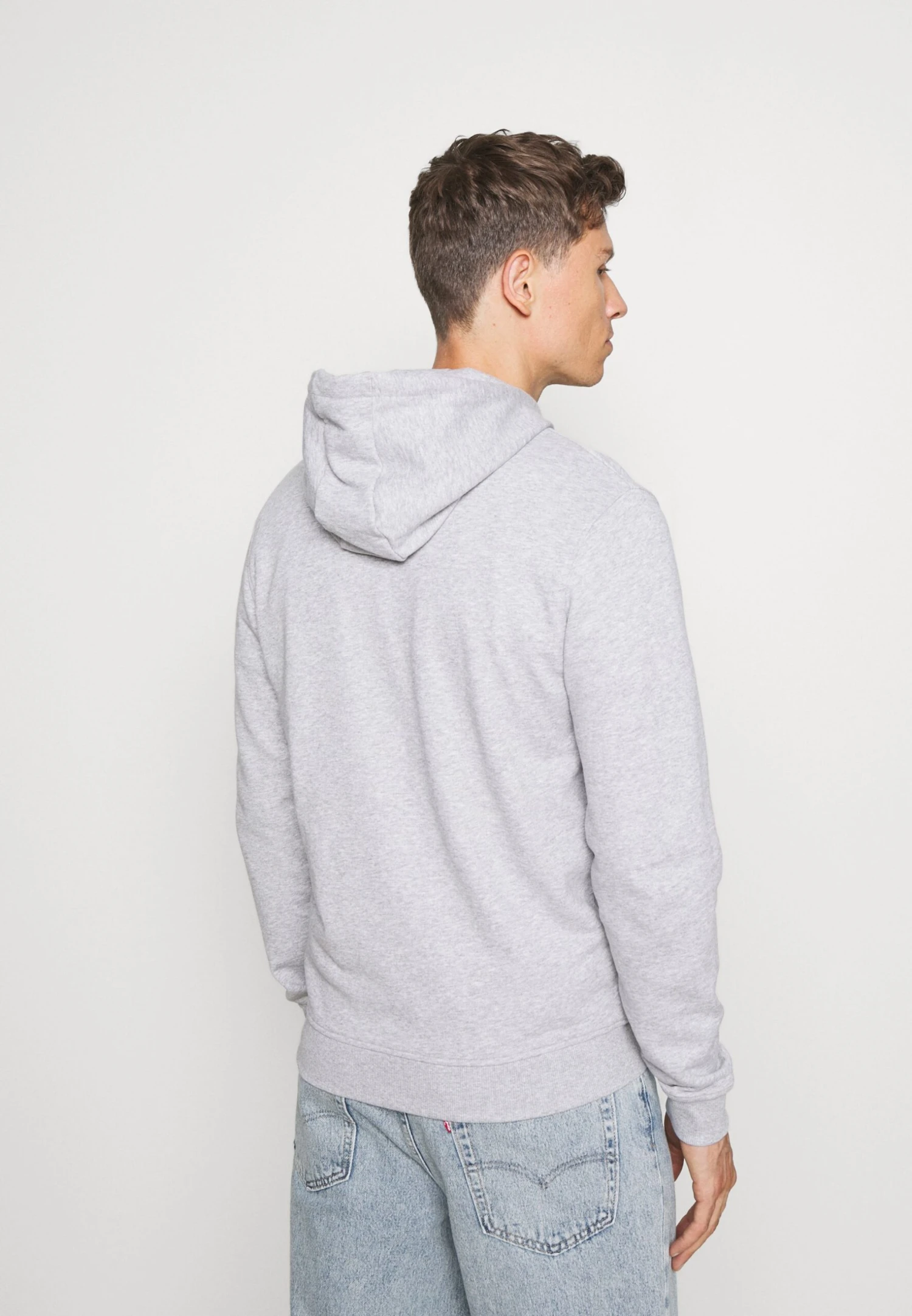 Lyle & Scott Zip Through Hoodie - Sudadera Con Cremallera - Light Grey Marl 3 Lyle & Scott Zip Through Hoodie - Sudadera Con Cremallera - Light Grey Marl - Imagen 3