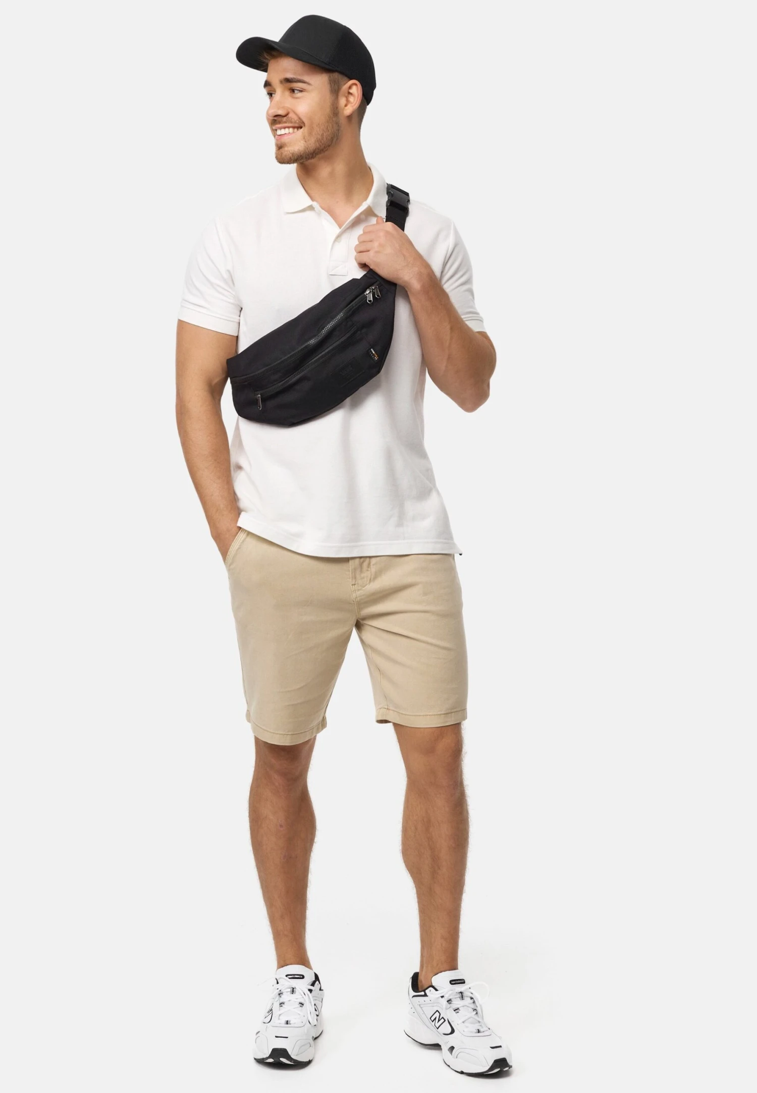 Indicode Jeans Vino - Shorts - Irish Cream 2 Indicode Jeans Vino - Shorts - Irish Cream - Imagen 2