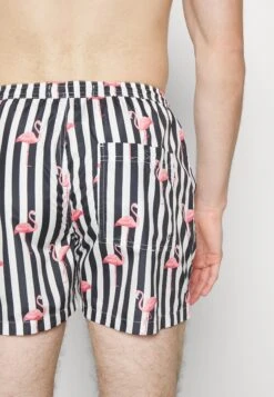 BRAVE SOUL Valenciastr - Bañador - Navy/Pink Print -Blends Moda Tienda 16c8cef2a15c404cb31ce2f75c120714