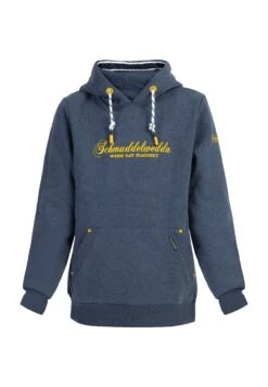 Schmuddelwedda Jersey Con Capucha - Marine Melange