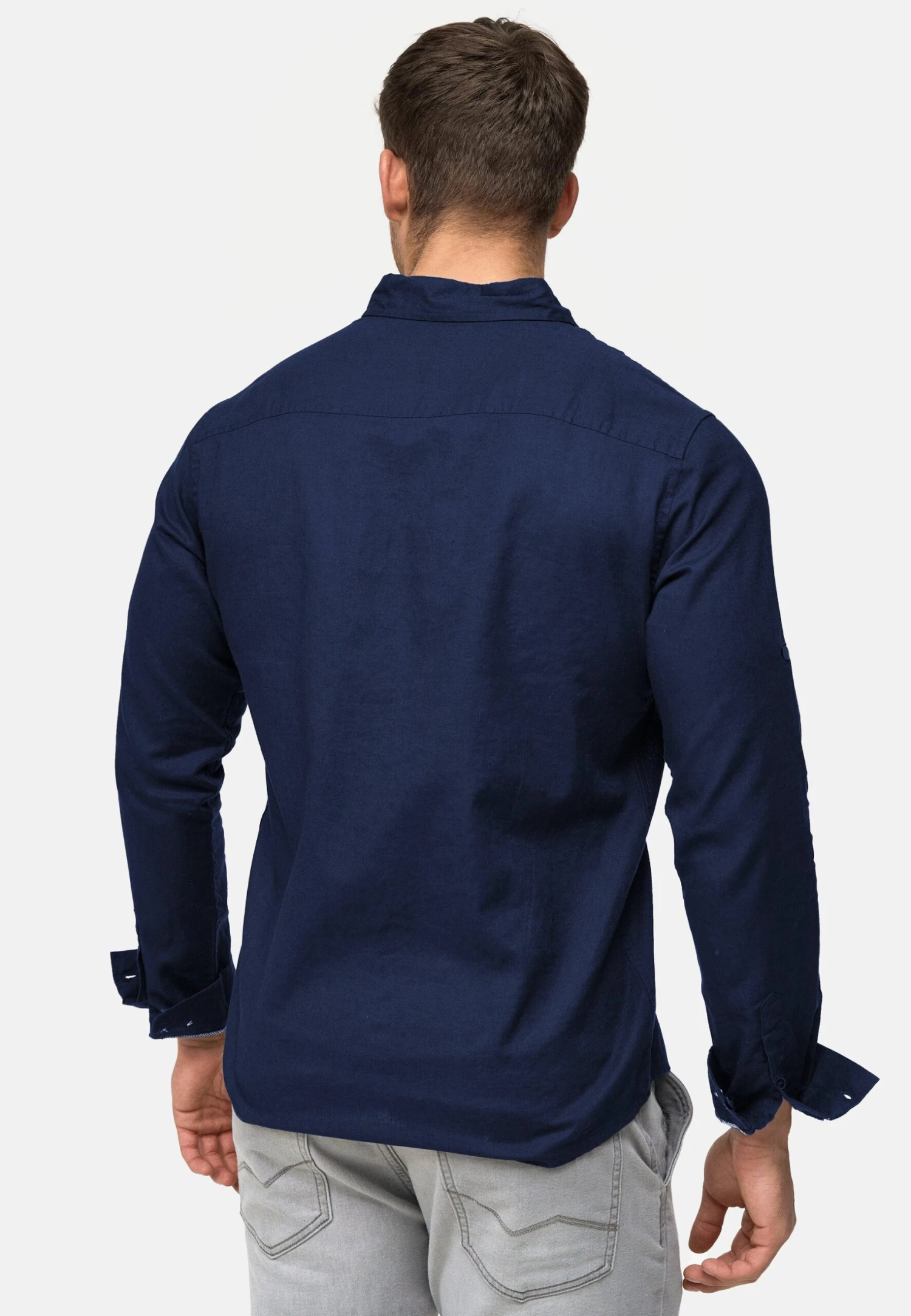 Indicode Jeans Langarm Kepner - Camisa - Navy 4 Indicode Jeans Langarm Kepner - Camisa - Navy - Imagen 4