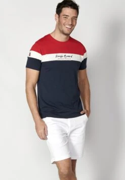 Koroshi Short Sleeve - Camiseta Estampada - Rojo Red -Blends Moda Tienda 1975b21ba38b4d4f97db589d2131be1c