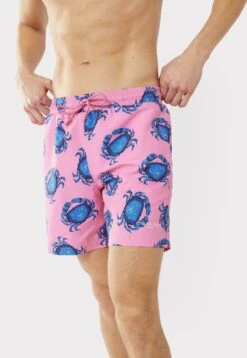 Crab Print - Bañador - Bright Pink -Blends Moda Tienda 1b039a3358a14fb3a32367fdd0813d08