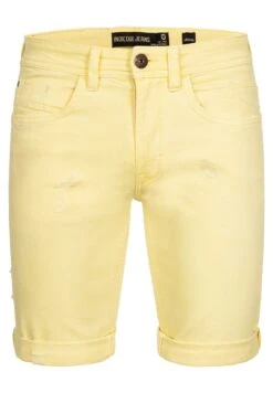 Indicode Jeans Shorts Vaqueros - Pale Banana -Blends Moda Tienda 1b111d77b7864a3d98f63f78b17e7160