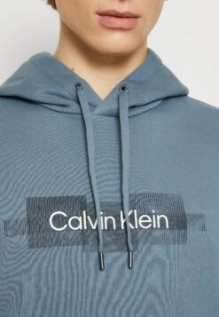 Calvin Klein Box Striped Logo Hoodie - Jersey Con Capucha - Grey Tar 11 Calvin Klein Box Striped Logo Hoodie - Jersey Con Capucha - Grey Tar -Blends Moda Tienda 1ca3aafa826c4a3abbcb846909f6c4f4