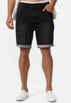Indicode Jeans Lonar - Shorts Vaqueros - Black