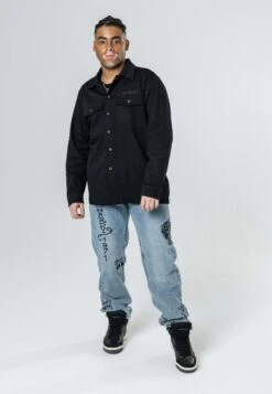 Ed Hardy Tiger-Doodle - Vaqueros Boyfriend - Light Blue