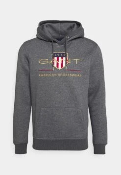 Gant Archive Shield - Jersey Con Capucha - Antracit Melange -Blends Moda Tienda 23410626125e4c21b2f3aee79df6f581