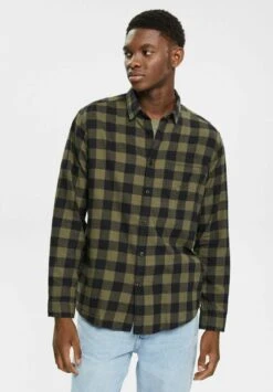 Edc By Esprit Regular Fit - Camisa - Khaki Green