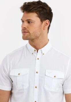 Threadbare Thbfurore - Camisa - White -Blends Moda Tienda 26581d35b2064fdf9a025f70a7aae04a