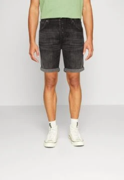 Jack & Jones Jjirick - Shorts Vaqueros - Black Denim