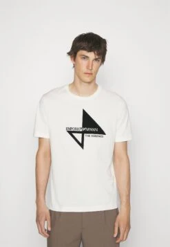 Emporio Armani Camiseta Estampada - White
