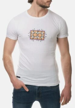 Camiseta Estampada - Blanc