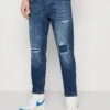 Only & Sons Onsavi Crop - Vaqueros Tapered - Dark Blue Denim