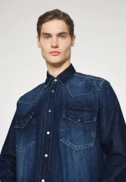 Boss Lebop - Camisa - Dark Blue 9 Boss Lebop - Camisa - Dark Blue -Blends Moda Tienda 2c75689136834c619bffadbb31a8cd18