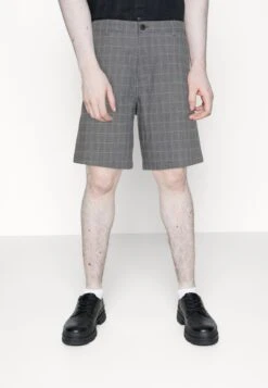 Selected Homme Slhcomfort Connor Check- Shorts - Grey