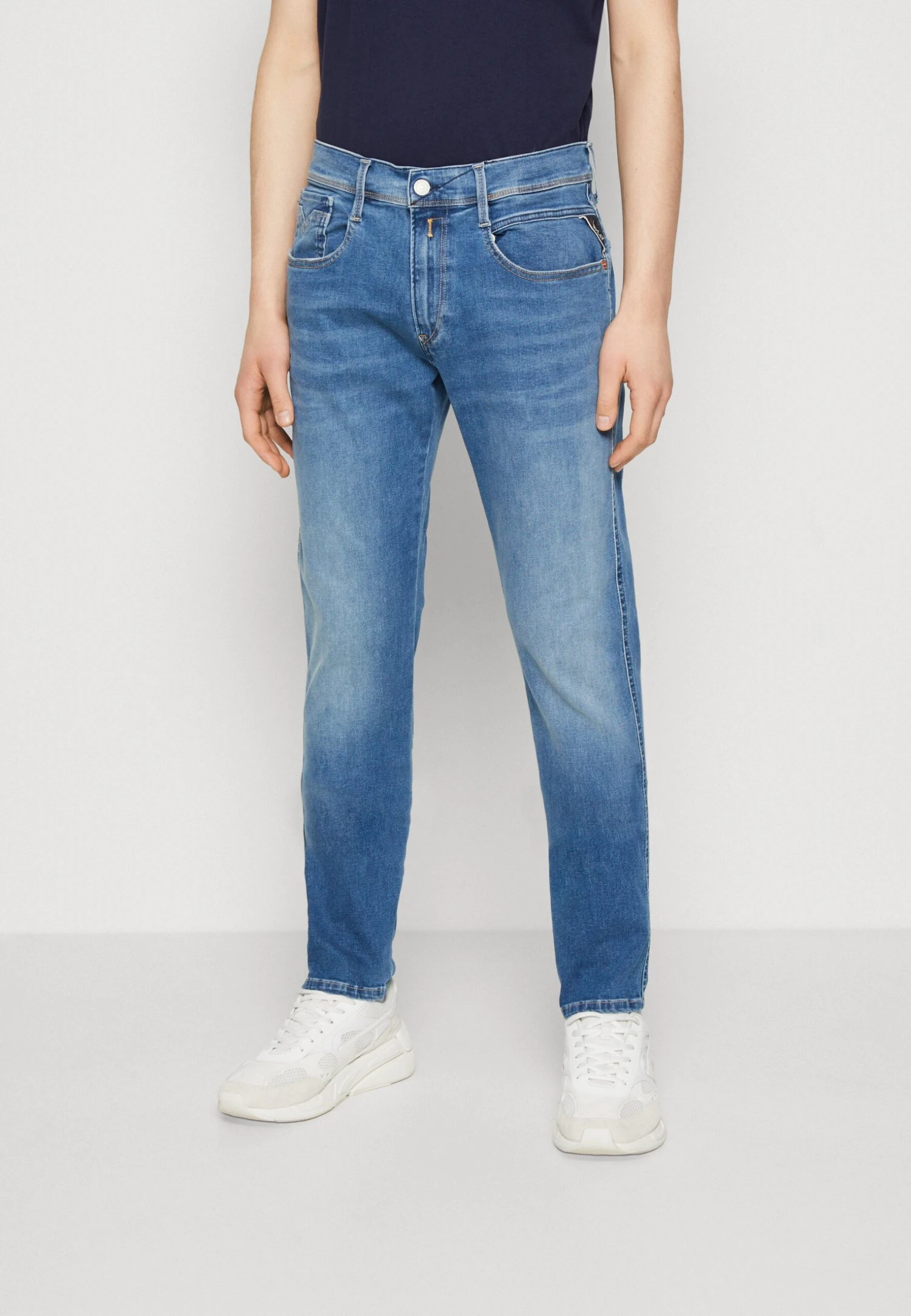 Replay Anbass Pants Hyperflex Original - Vaqueros Slim Fit - Medium Blue 1 Replay Anbass Pants Hyperflex Original - Vaqueros Slim Fit - Medium Blue