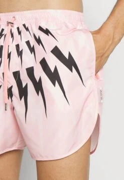 Neil Barrett Slim Double Fairisle Thunderbolt Swim Shorts - Bañador - Rose -Blends Moda Tienda 2fe8aa94a16b43609cbdf52c1d42cac1
