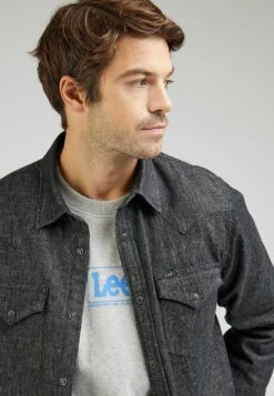 Lee Regular Western- Camisa - Washed Black -Blends Moda Tienda 31ec374d06b145de83a2f9aed15e1f12