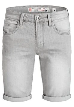 Indicode Jeans Cuba Caden - Shorts Vaqueros - Grau -Blends Moda Tienda 3446b24083b4417a964c5a899b9aa4e5