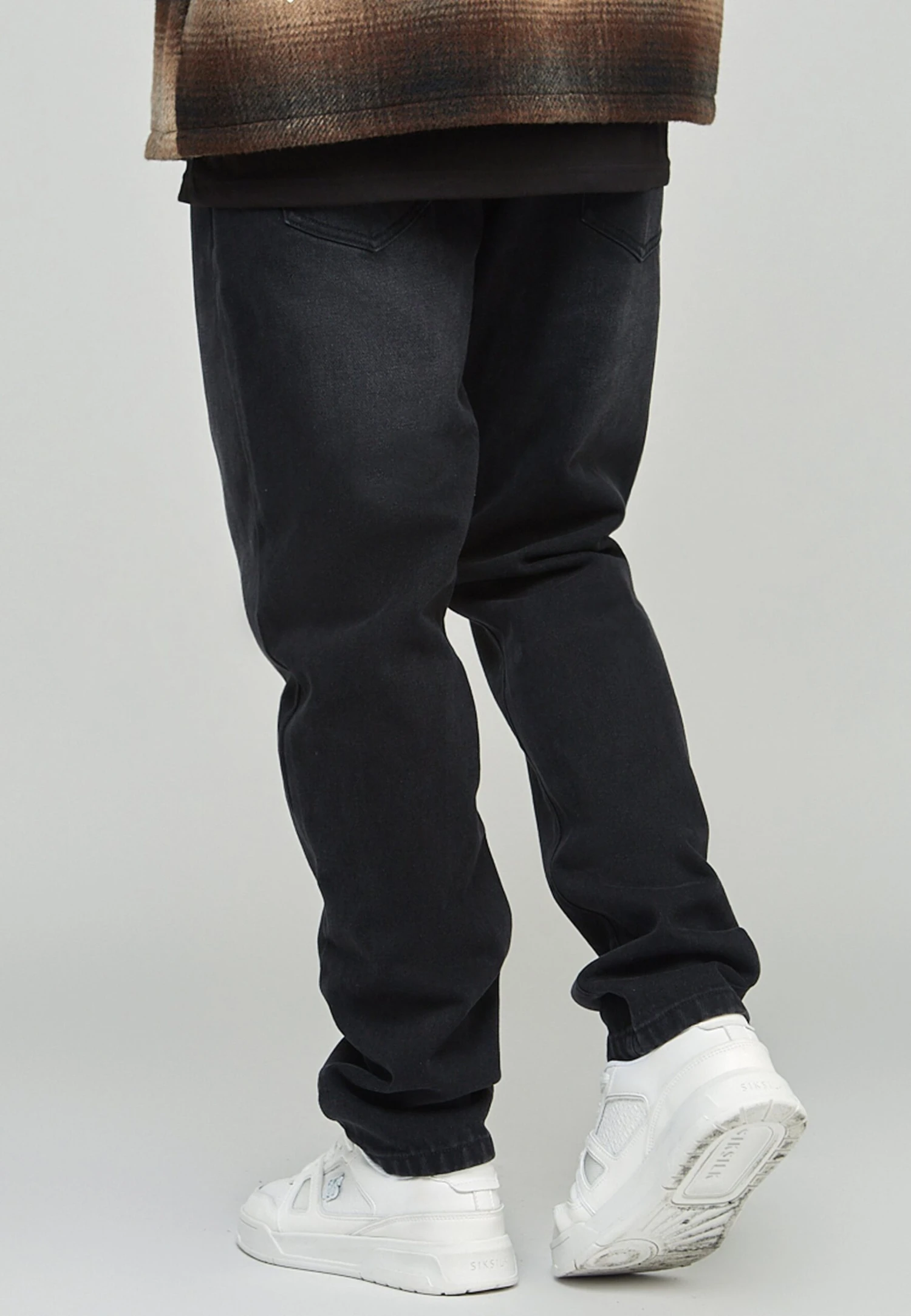 SikSilk Straight Leg - Vaqueros Boyfriend - Black 5 SikSilk Straight Leg - Vaqueros Boyfriend - Black - Imagen 5