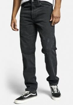 Redefined Rebel Rrstockholm Jeans - Vaqueros Rectos - Dust Black