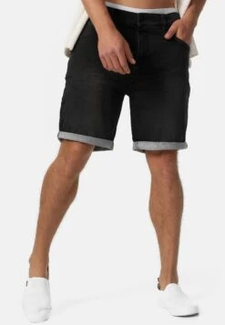 Indicode Jeans Lonar - Shorts Vaqueros - Black -Blends Moda Tienda 39a737c5739643eaa177b5be0b0d7890
