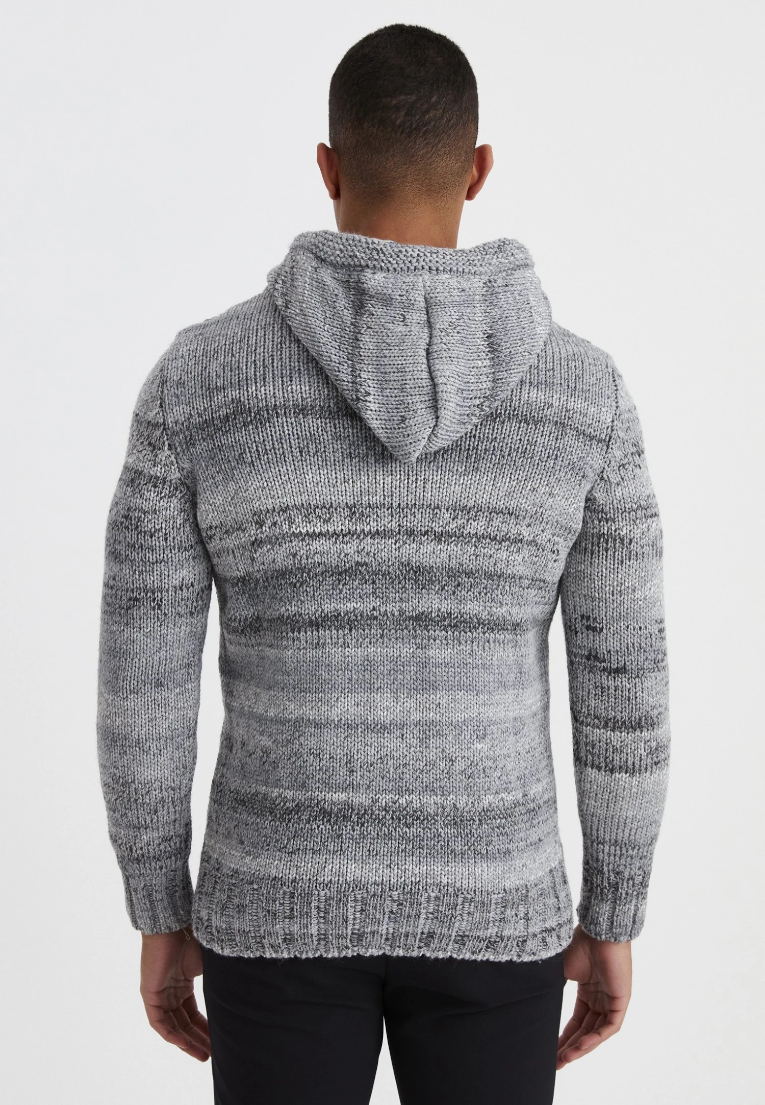 Mit Kapuze - Jersey Con Capucha - Grau 3 Mit Kapuze - Jersey Con Capucha - Grau - Imagen 3