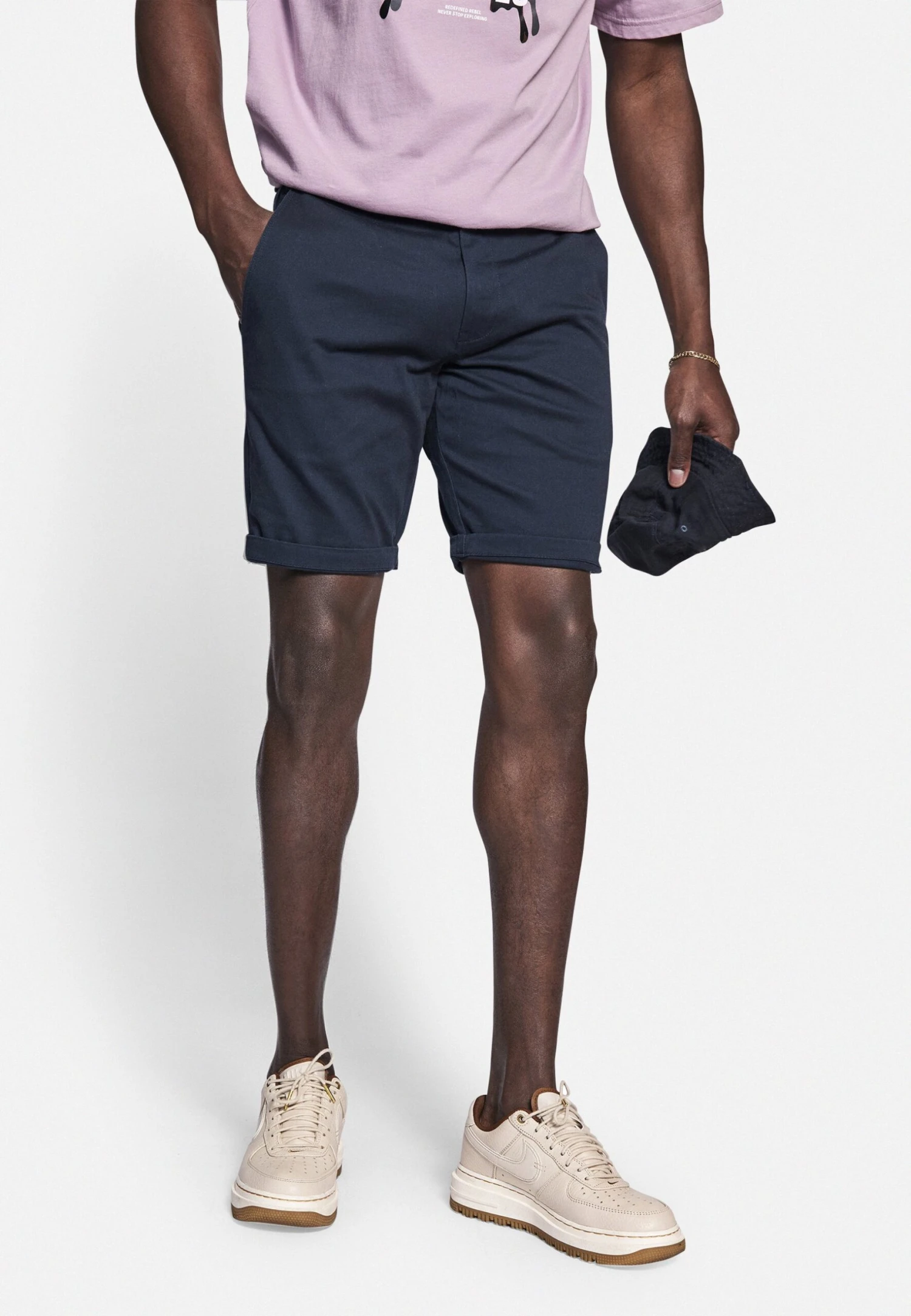 Redefined Rebel Rrethan- Shorts - Dark Navy 1 Redefined Rebel Rrethan- Shorts - Dark Navy