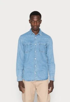 Jack & Jones Jjijeff Jjshirt- Camisa - Light Blue Denim