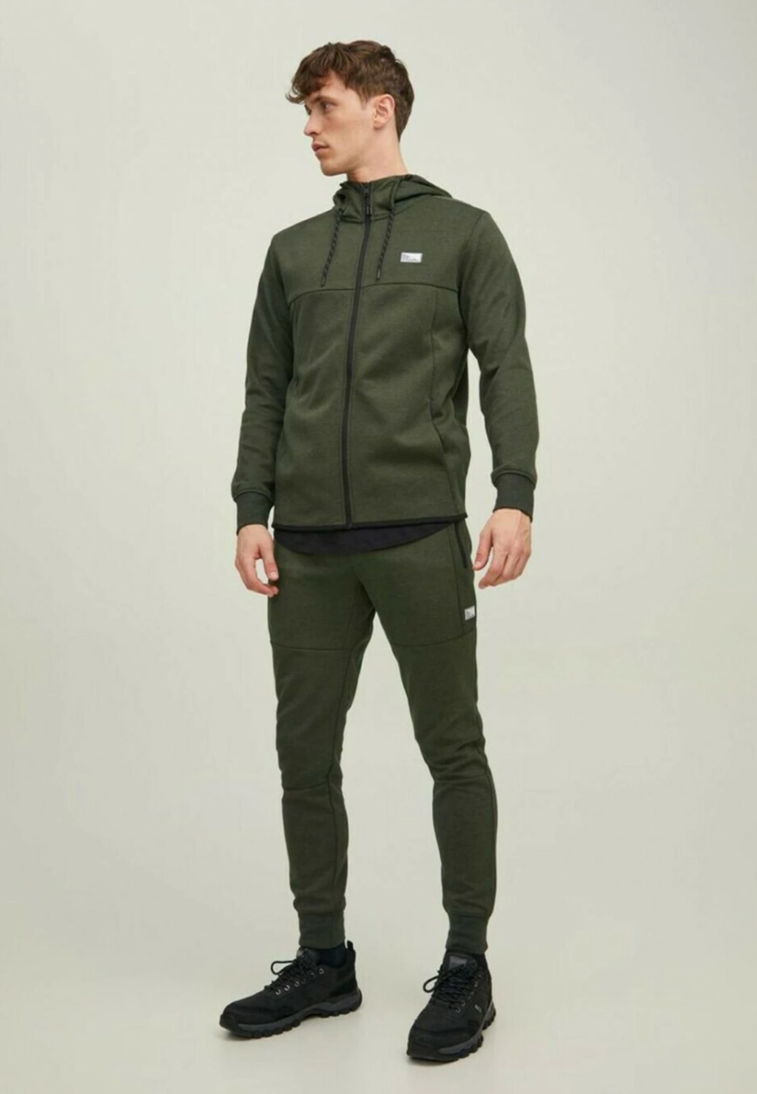 Jack & Jones Jjcoair Hoodie- Sudadera Con Cremallera - Green 2 Jack & Jones Jjcoair Hoodie- Sudadera Con Cremallera - Green - Imagen 2