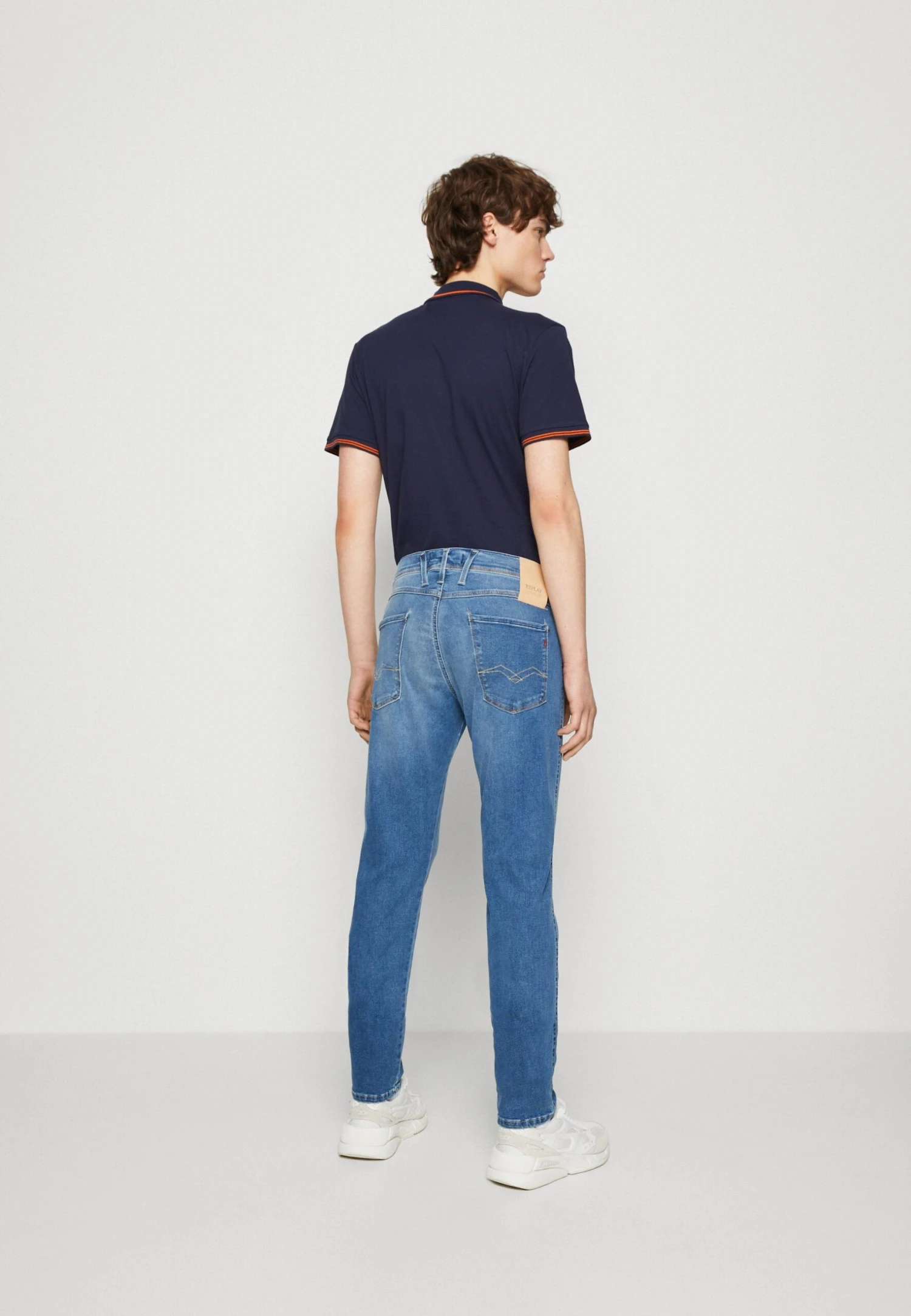 Replay Anbass Pants Hyperflex Original - Vaqueros Slim Fit - Medium Blue 3 Replay Anbass Pants Hyperflex Original - Vaqueros Slim Fit - Medium Blue - Imagen 3