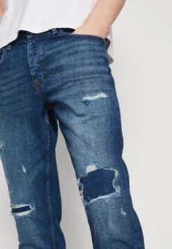 Only & Sons Onsavi Crop - Vaqueros Tapered - Dark Blue Denim -Blends Moda Tienda 43cb7bb6dd184a758a20420df6686bcd