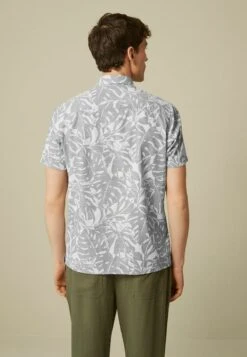 Next Short Sleeve Floral Standard - Camisa - Grey White -Blends Moda Tienda 476ef76ccbc14e17b349755459c556c9