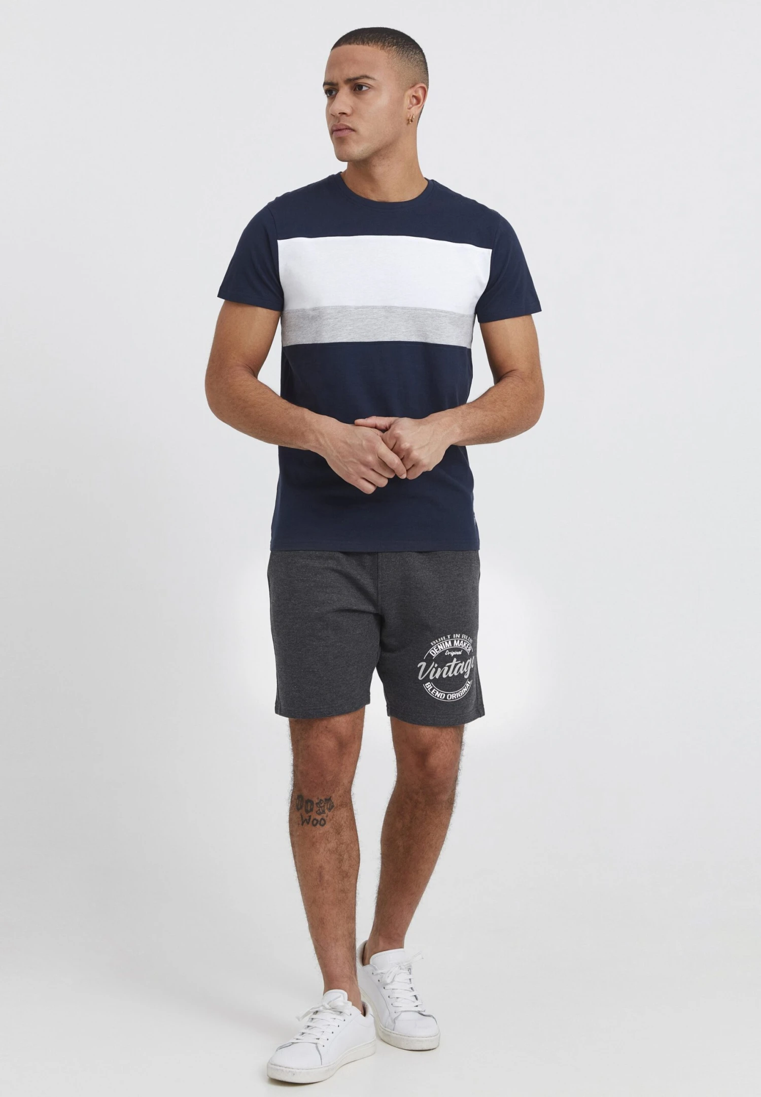 Blend Torben- Shorts - Charcoal Mix 2 Blend Torben- Shorts - Charcoal Mix - Imagen 2