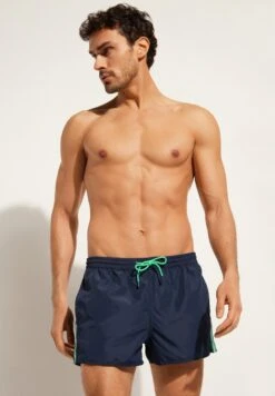 Calzedonia Ibiza Eco - Bañador -Dark Blue Panel -Blends Moda Tienda 47de12eb46e04e15933f96772f2f3766