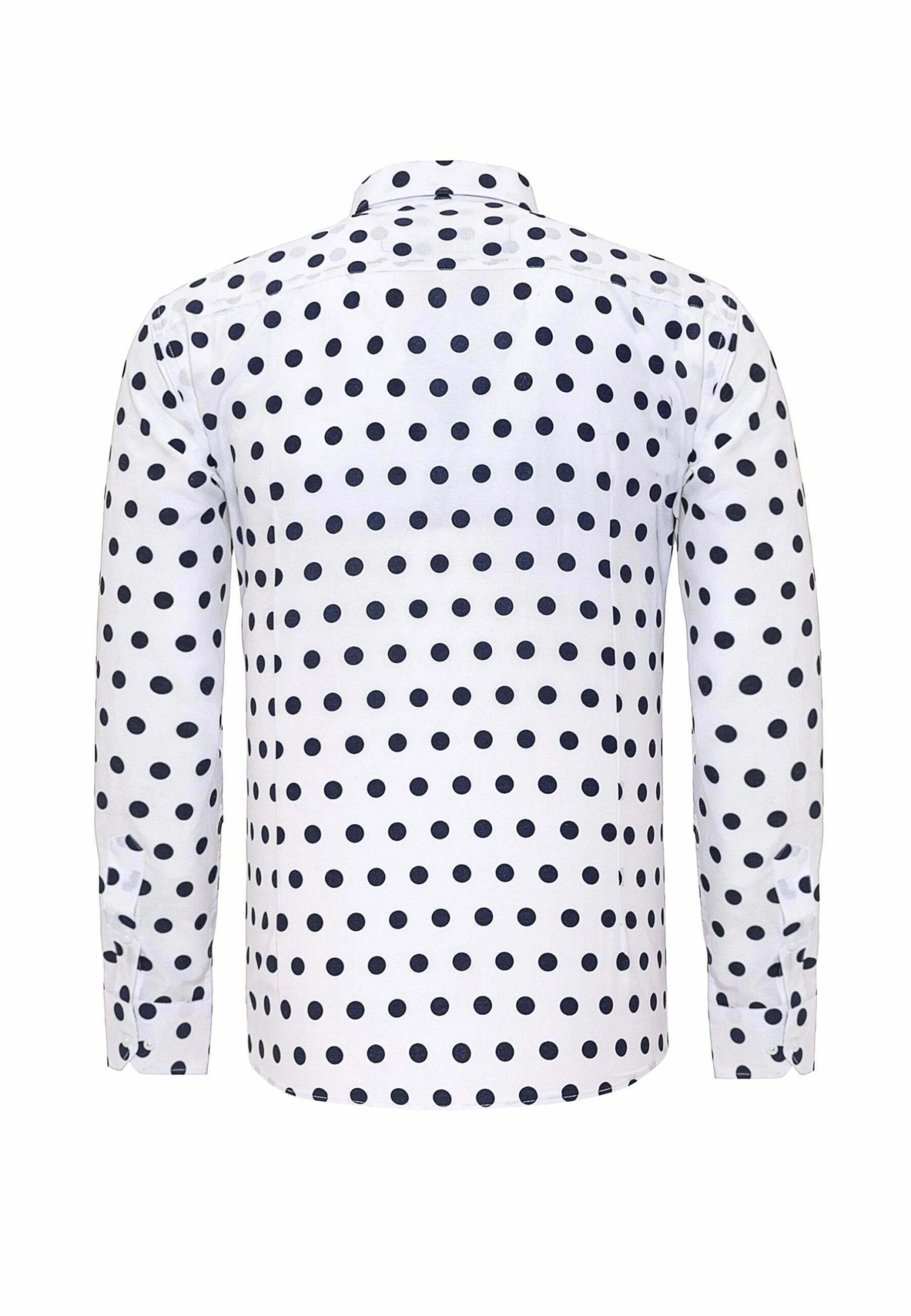 Casual- Camisa - White Navy 2 Casual- Camisa - White Navy - Imagen 2