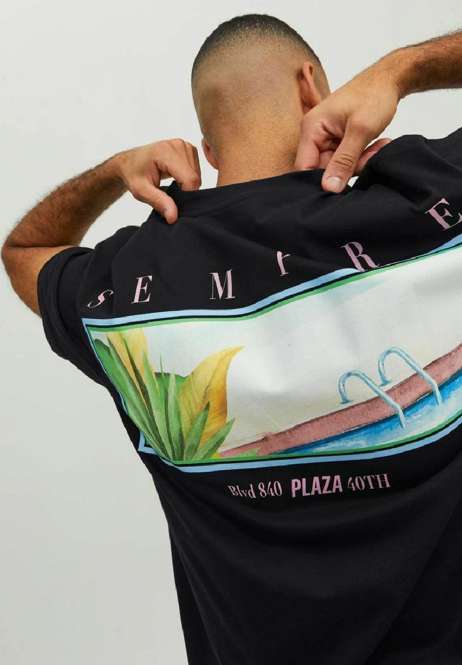 Jack & Jones Camiseta Estampada - Black 6 Jack & Jones Camiseta Estampada - Black - Imagen 6